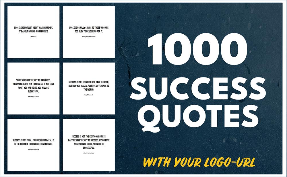 1000 success quotes images